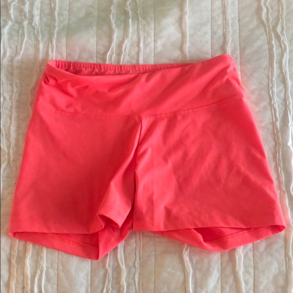 High Waisted Spandex Athletic Shorts